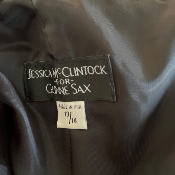 Black Dress with White Polka Dots - Picture 4 of 5